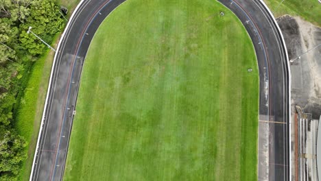 cycling track surrounded by lush greenery