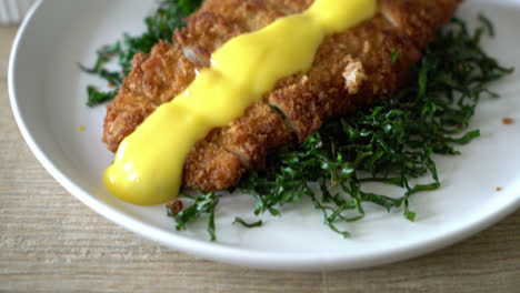 fried-chicken-breast-with-lemon-lime-sauce