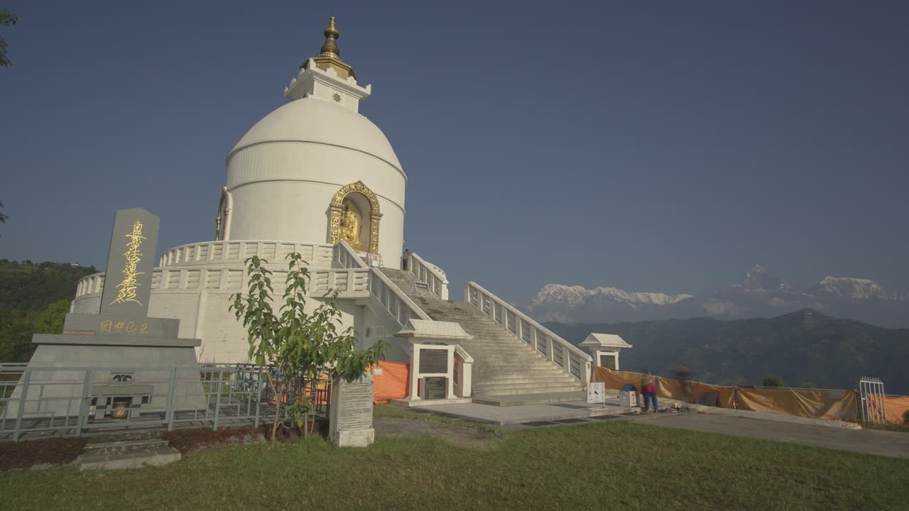 Peace Pagoda in Nepal