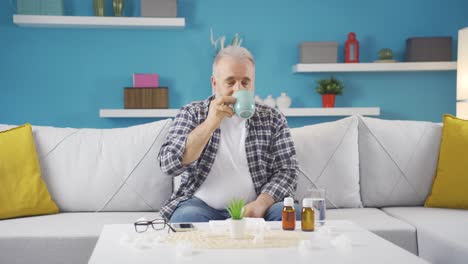 la secreción nasal.