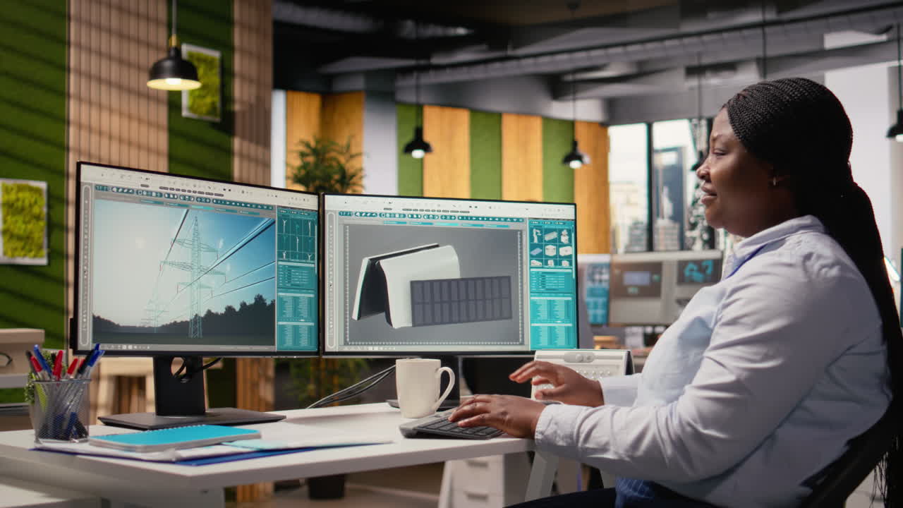 Engineer In Office Develops Innovative Solar Device With Advanced Materials