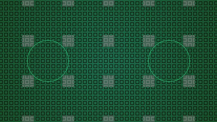 Abstract Background Grid With Circles Version B 3