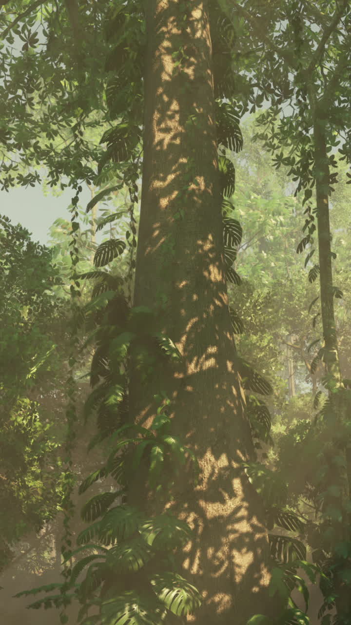 el hermoso paisaje de la selva tropical