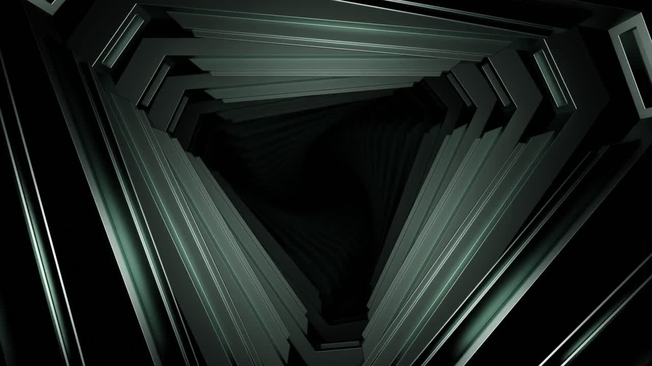 abstrakcyjny tunel geometryczny 3d