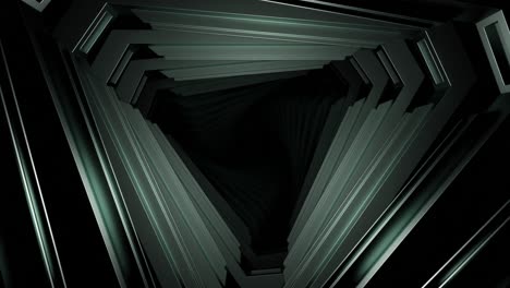 abstract 3d geometric tunnel