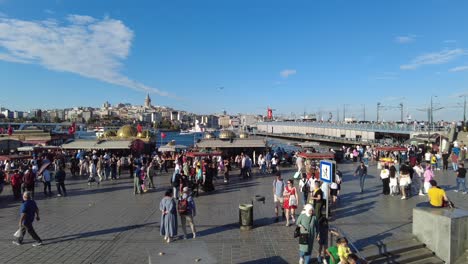 galata bridge, istanbul, turkey