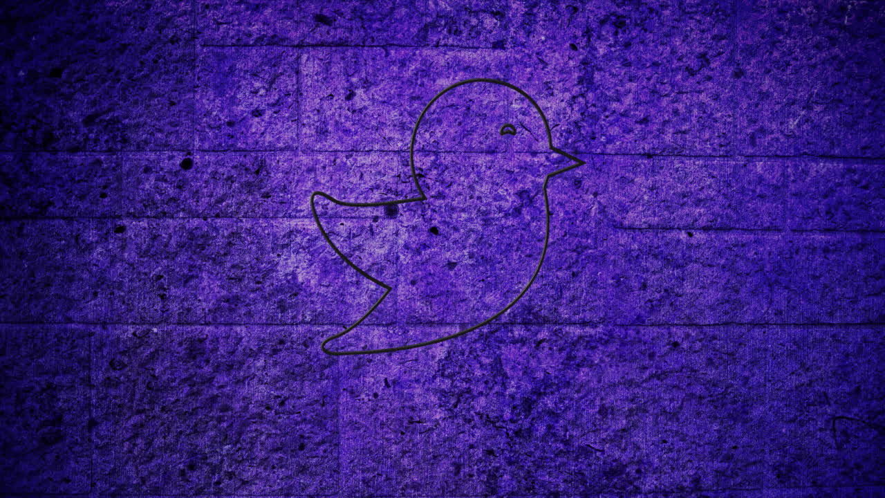 Thumbs down neon sign on brick wall 4k