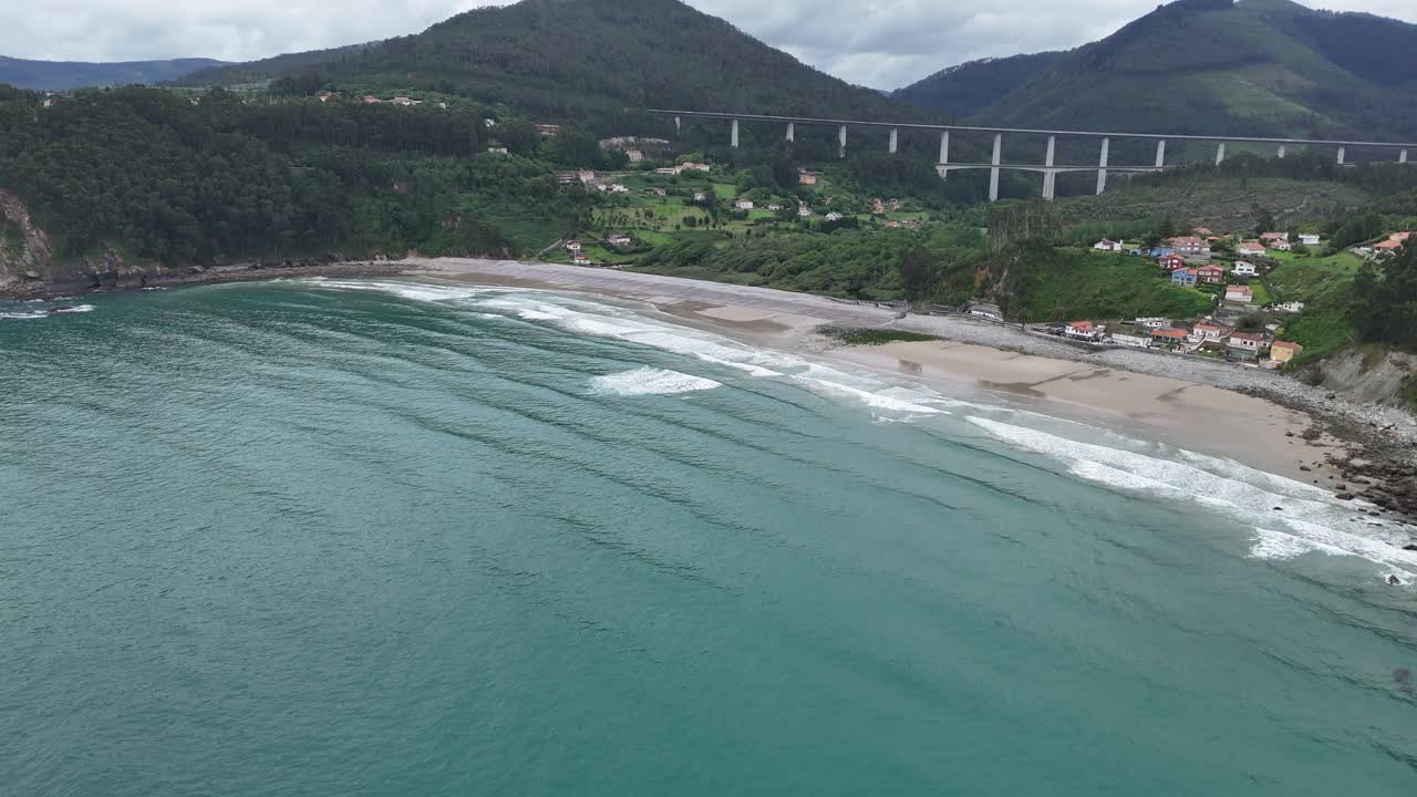 Concha  Artedo beach Northern Spain