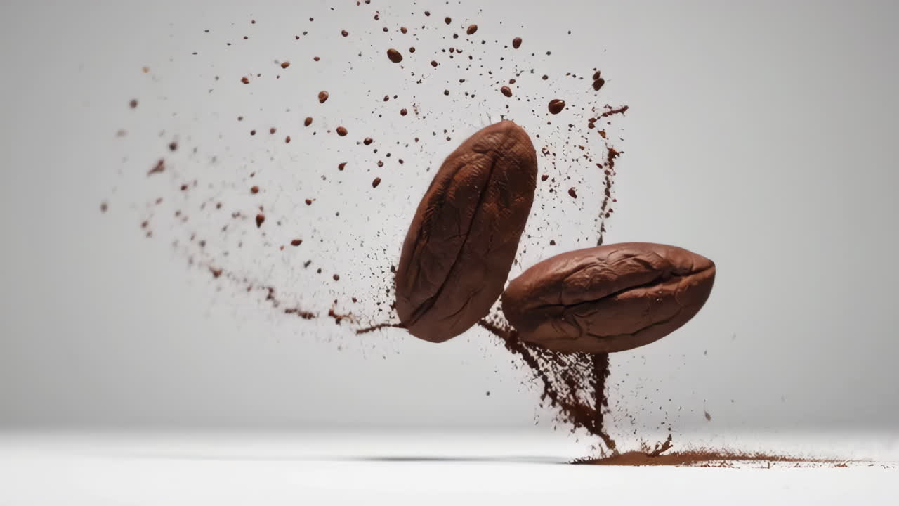 Cocoa Beans Exploding