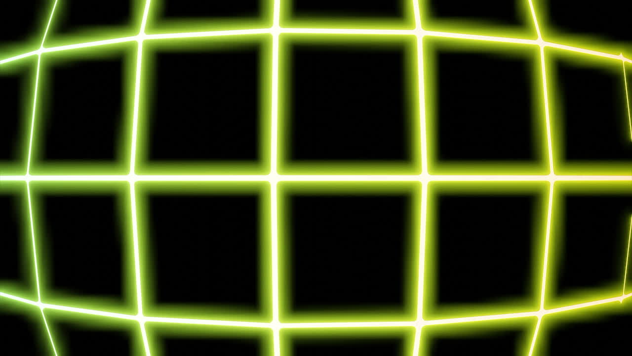 esfera de cuadrícula de neón