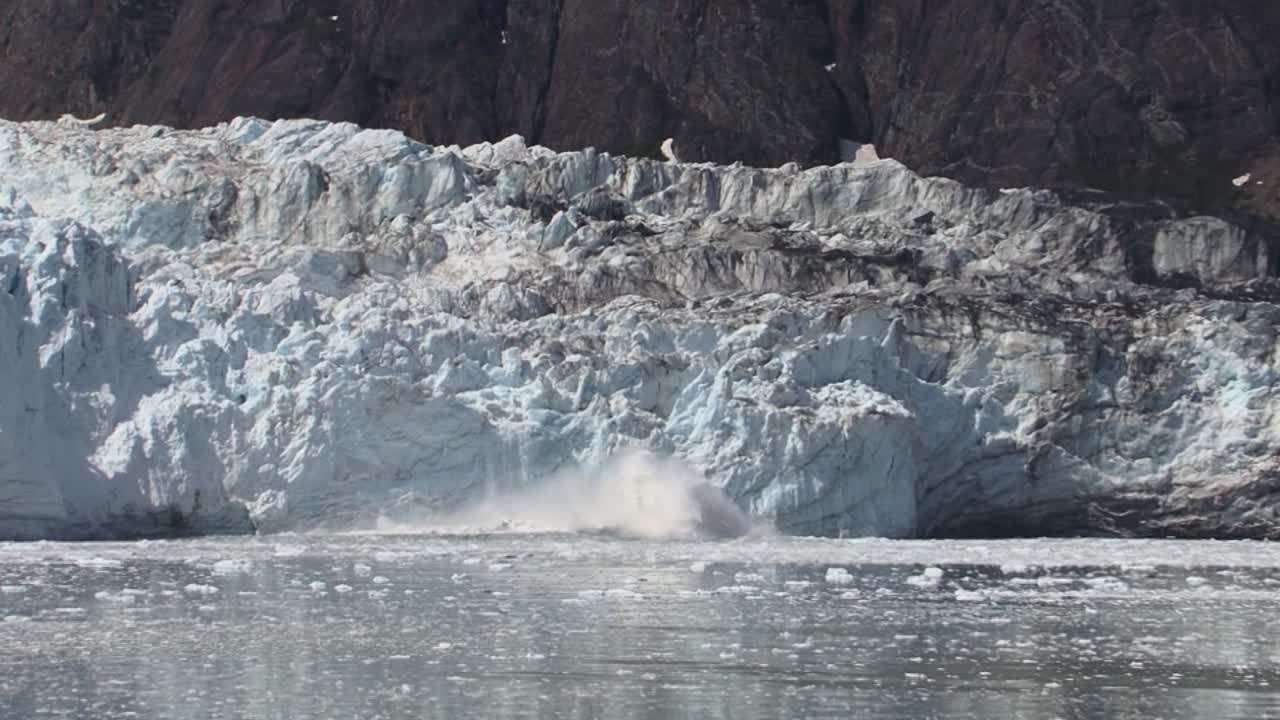 glacier bay 알래스카, margerie glacier 큰 얼음 덩어리