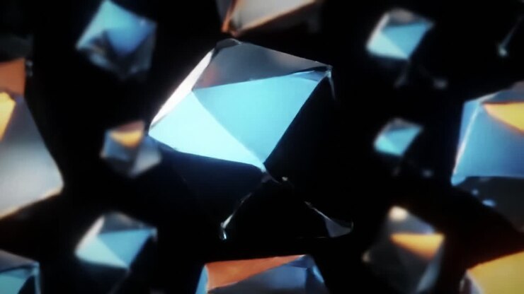 Abstract Cristalli luminosi