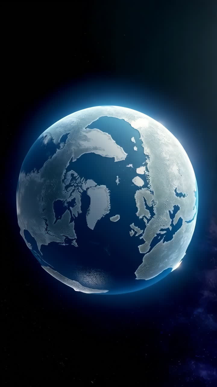 Stylized Earth from Space