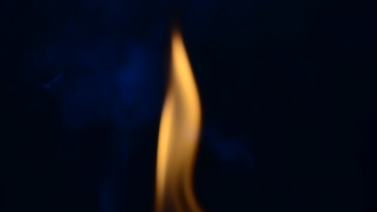 Fire on a black background. Fire and flame