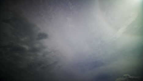 cloudy sky with dramatic lighting
