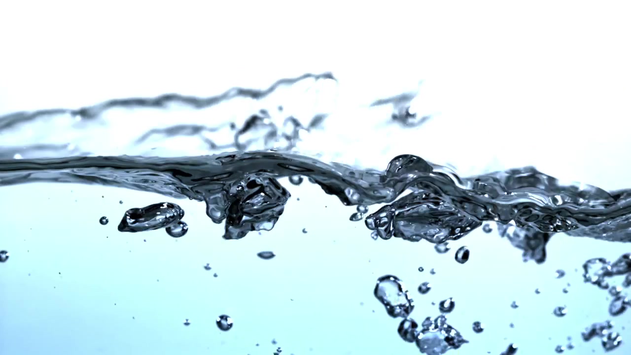 Dynamic Clear Water Surface with Bubbles and Ripples