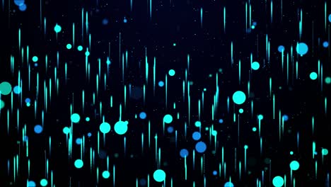 abstract 4k shape and light particles in organic motion particle loop 4k background.