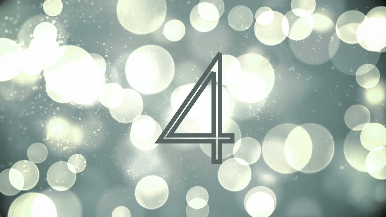 cuenta atrás de diez a uno para los nuevos años