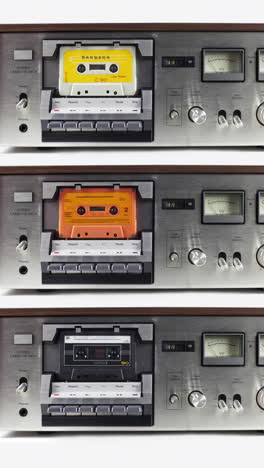 cassette tape in vertical