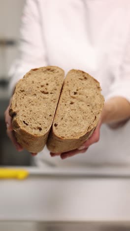 freshly baked bread