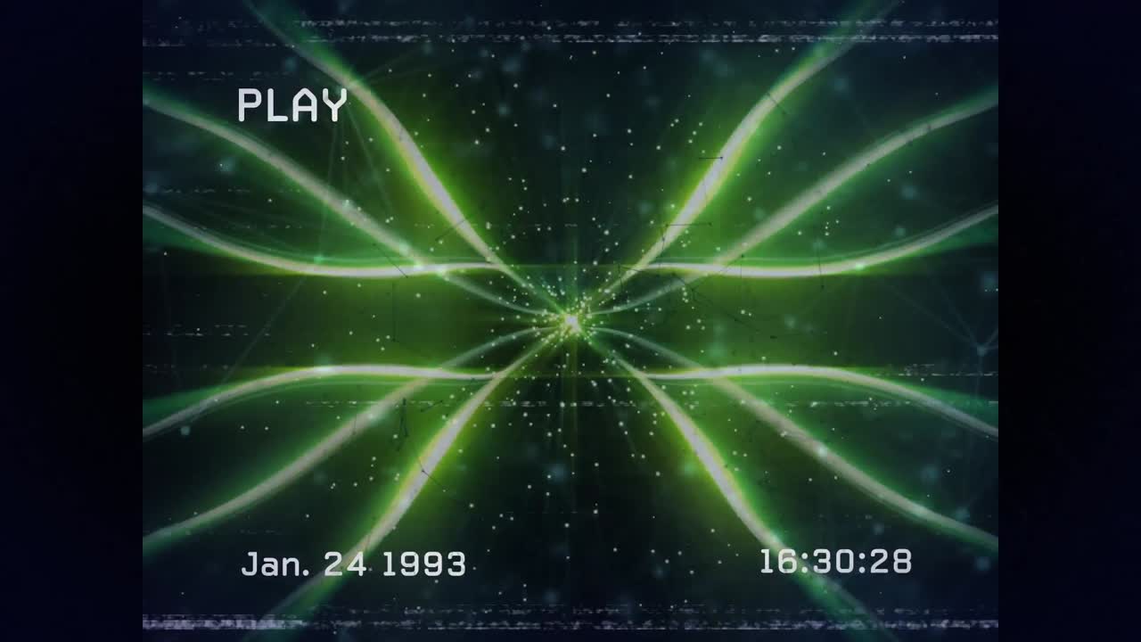 빛의 반점과 빛의 흔적에 대한 간섭의 애니메이션