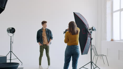 studio fashion portrait photography session