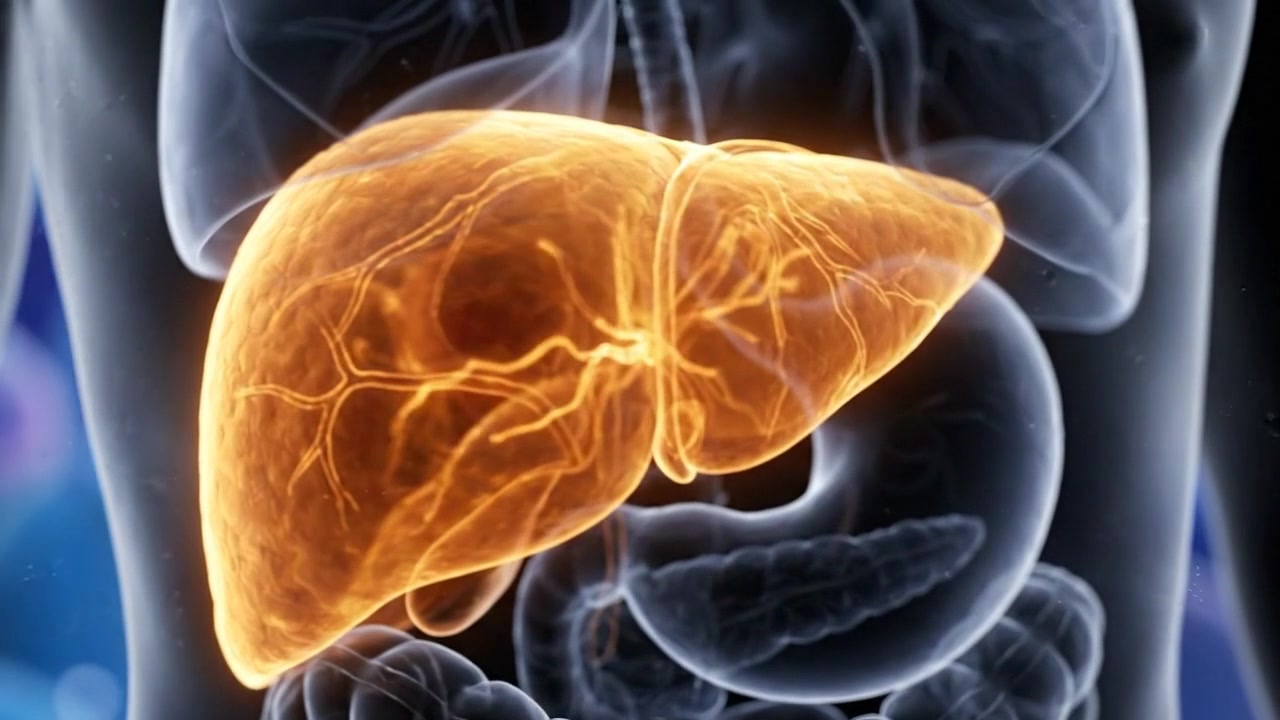 3D Medical Animation of Human Liver Anatomy