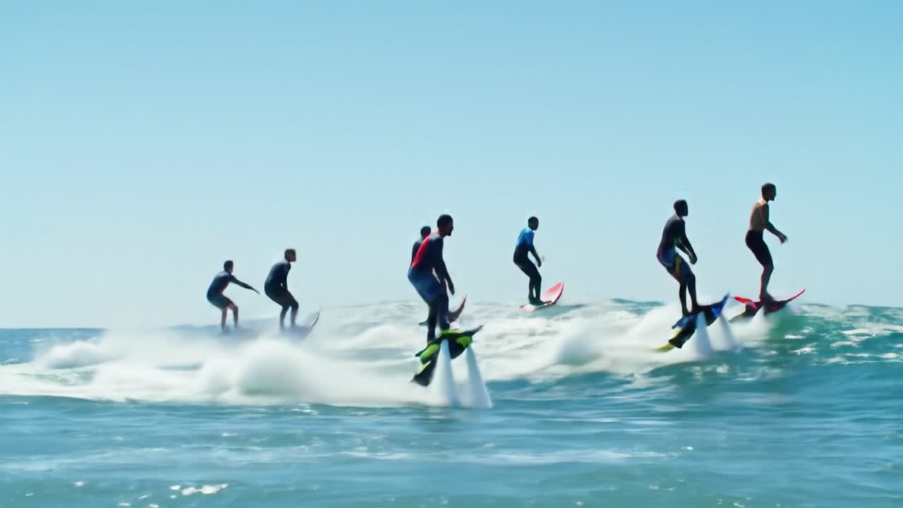 Flyboarding on the Ocean