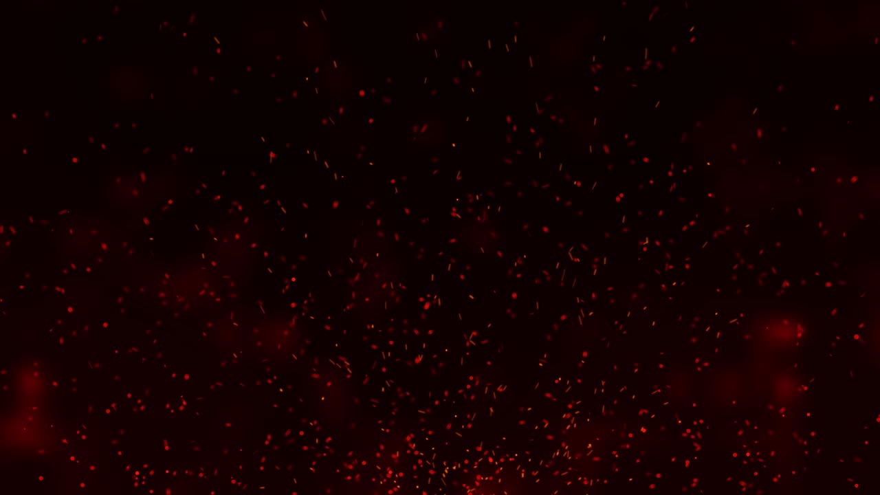 4k fire particles burning red hot sparks fire glowing particles on black background overlay fire