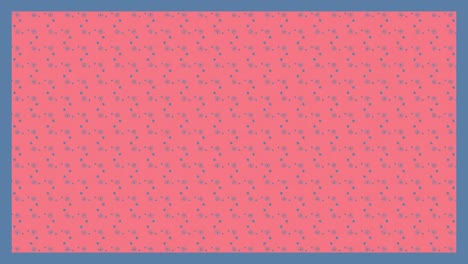 Animation-of-blue-molecules-moving-on-pink-background