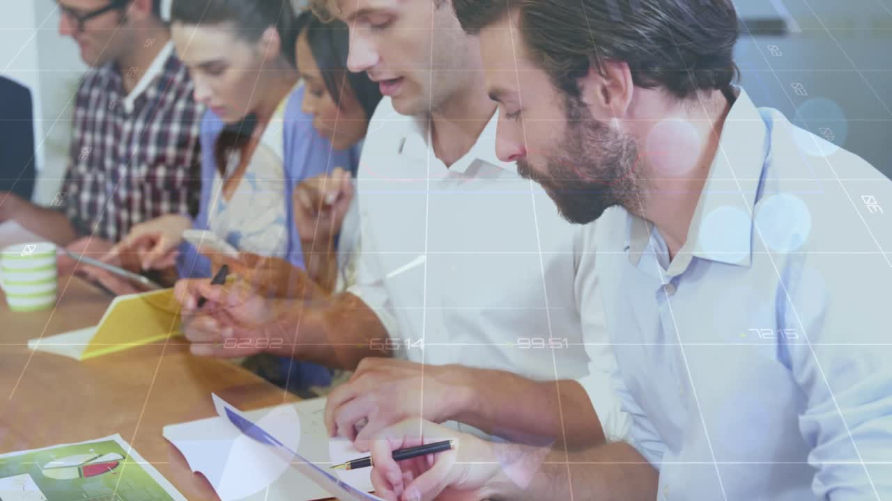 animación del procesamiento de datos sobre escolares utilizando conexiones