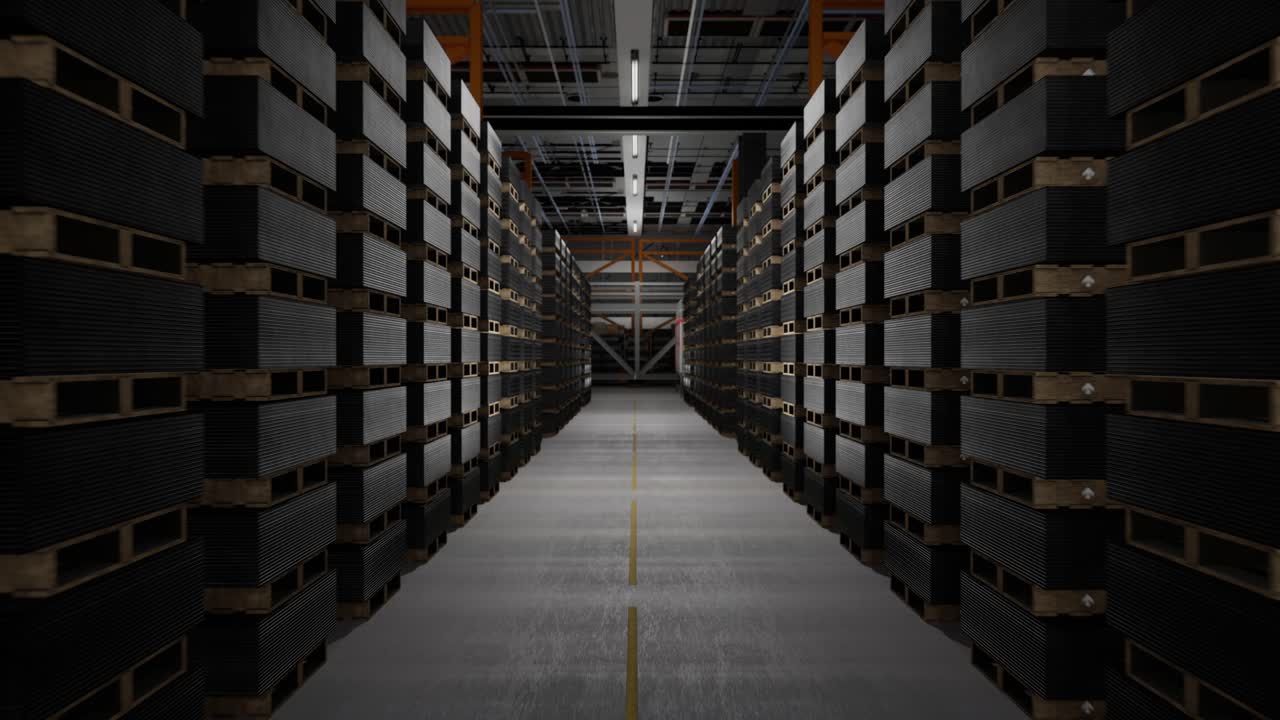 Metallic Storage Or Warehouse, Metallic Industrial