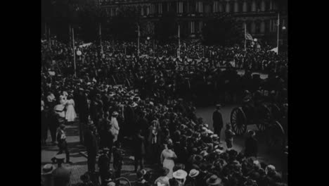 general john pershing returns from world war one victorious to loving crowds in 1919 14