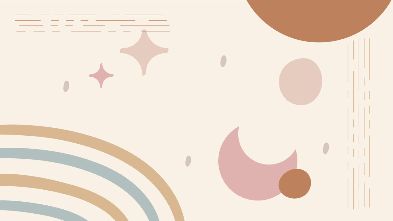 추상적인 파스텔 기하학적 배경