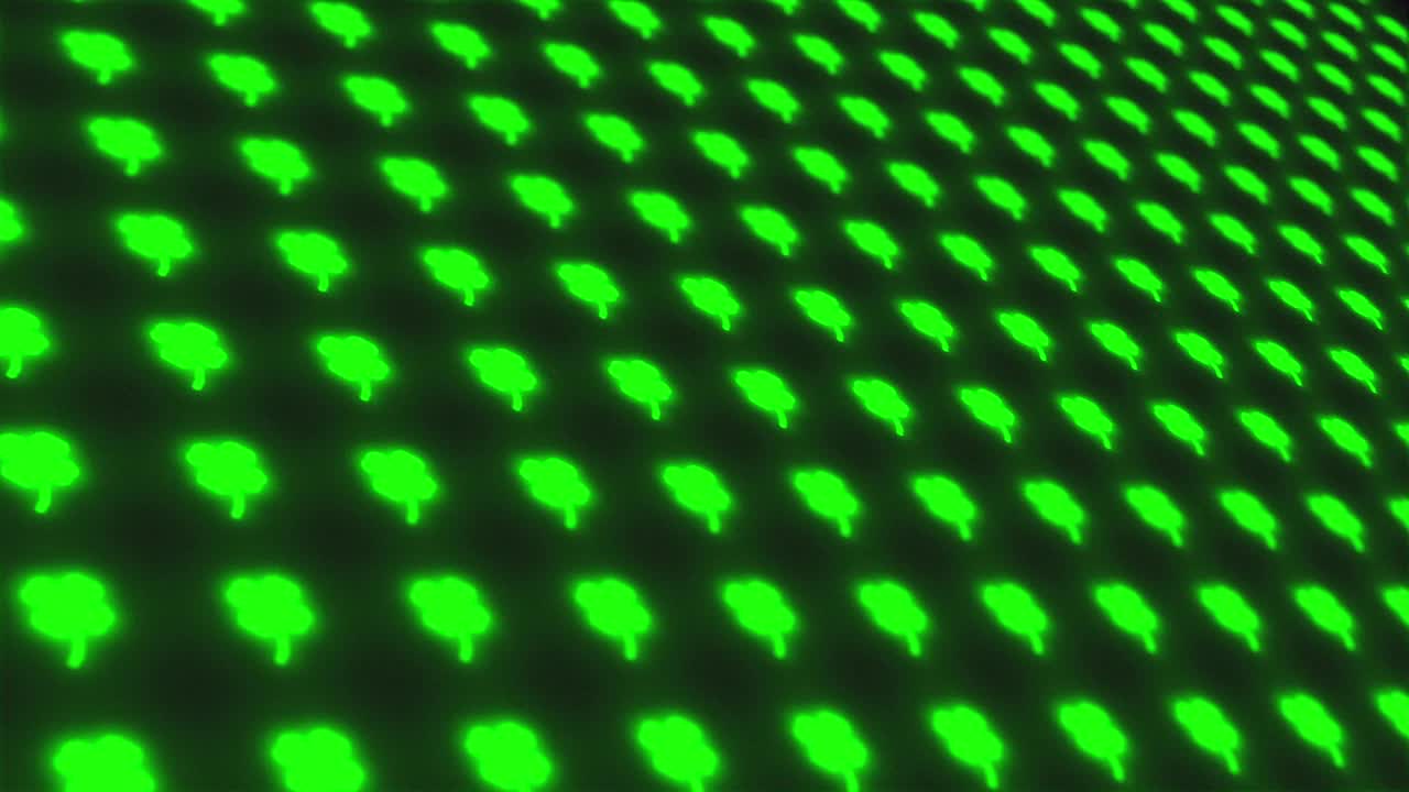 Digital Shamrosk Background