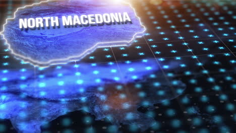 mapa digital, ubicación del país