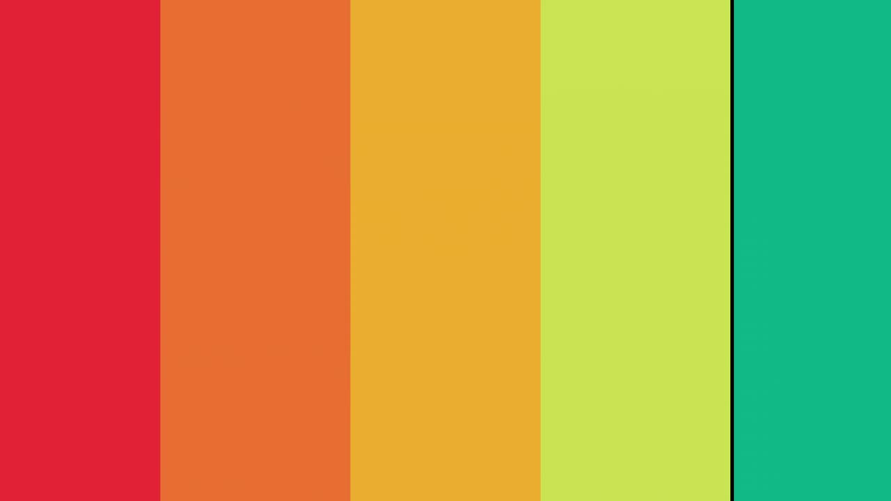 4K Flat Transition From Left 5 (with alpha channel)