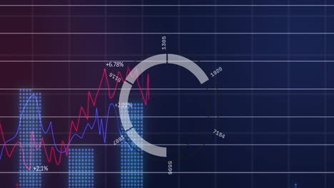 Animación-Del-Procesamiento-De-Datos-Financieros-Sobre-Fondo-Oscuro