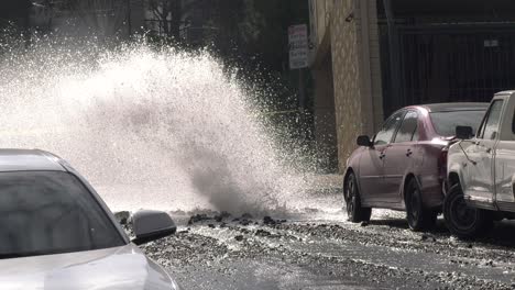 Large-Pipe-Burst-on-Street---Flooding