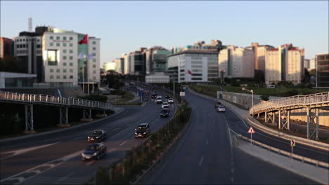 tráfico de intersección de lapso de tiempo 1