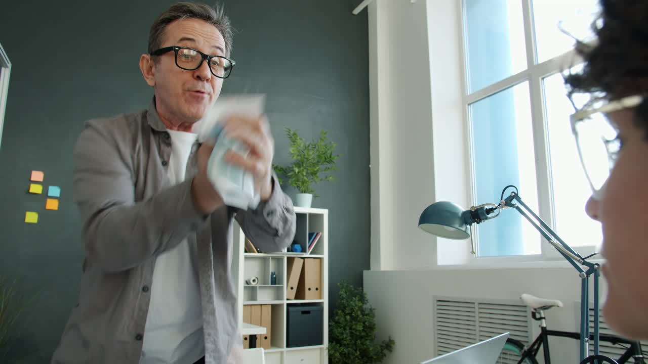 Angry Office Meeting