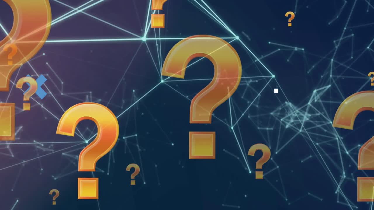 animación de los iconos de los medios en fondo azul