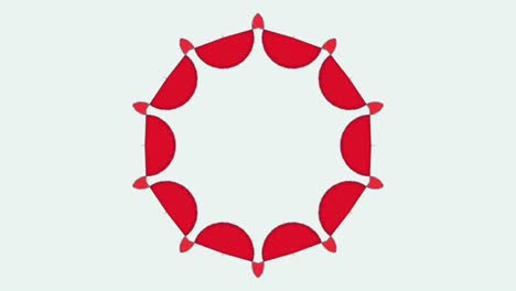 Forma-Geométrica-En-Un-Círculo-Que-Se-Mueve-En-El-Centro-Del-Marco