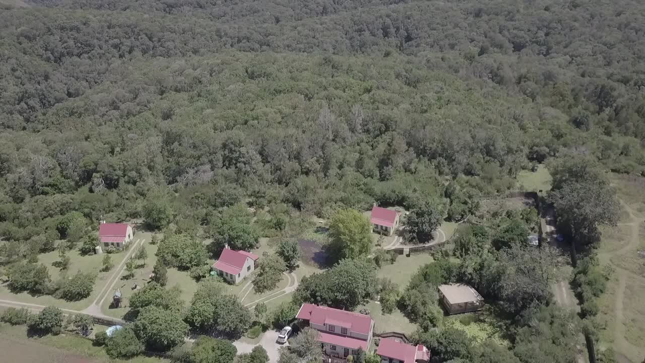 Aerial: Forest Edge Nature-Lover's Retreat in Knysna, South Africa