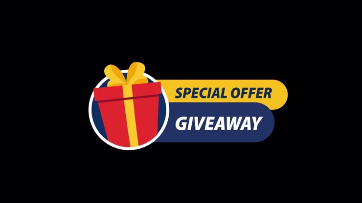 Animated Special Offer Giveaway Graphic with Gift Box