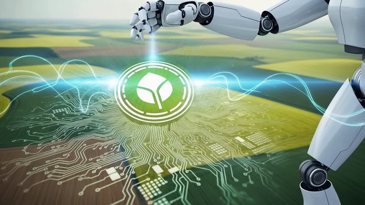 AI Robot Arm Using Smart Technology for Sustainable Agriculture in a Field
