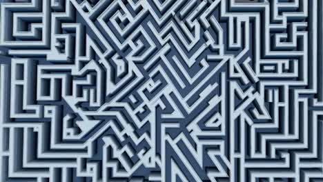 abstract geometric maze pattern