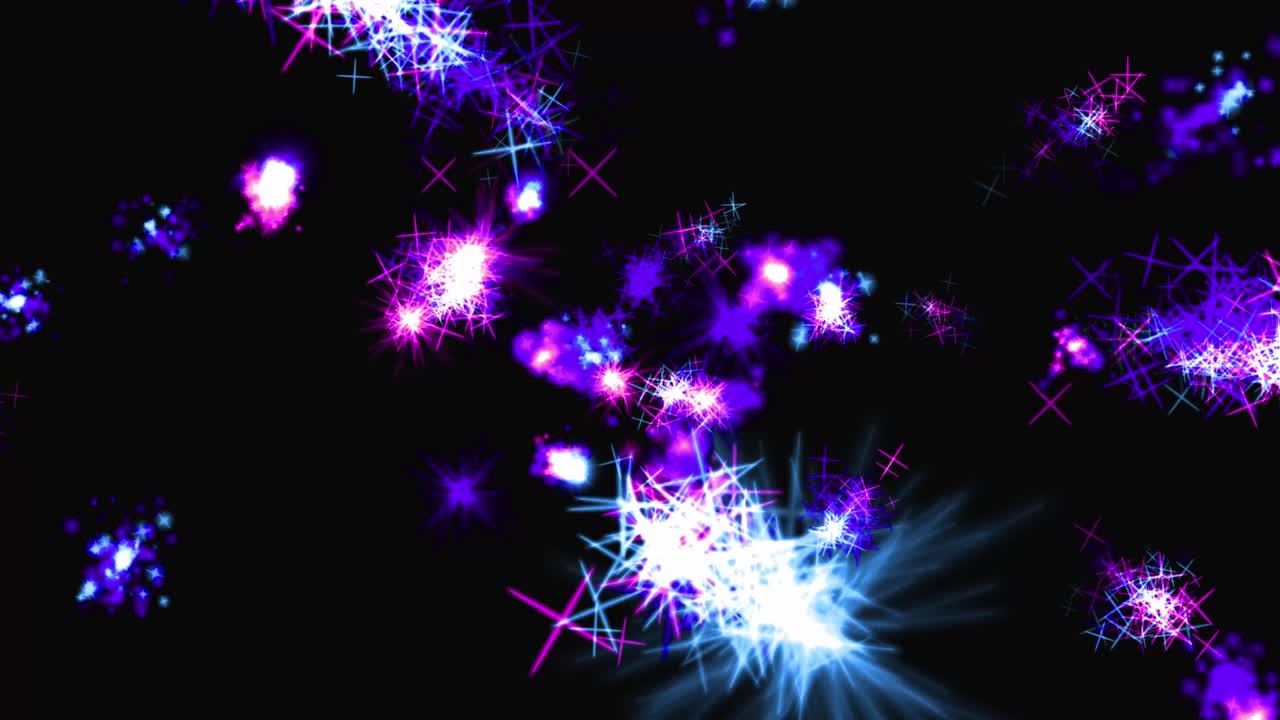 반이는 별 입자 애니메이션 모션 그래픽