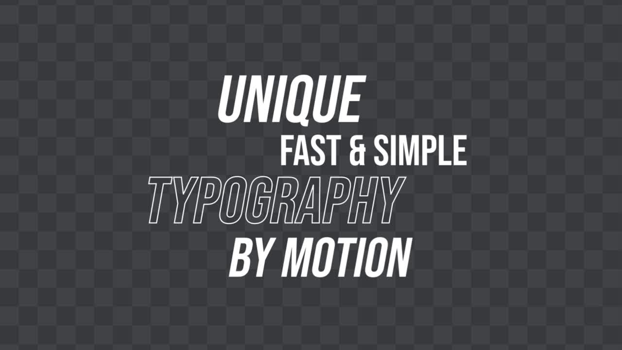 Titoli di tipografia cinetica 03 Adobe After Effects 2023 Risoluzione 3840×2160