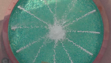 the fountain water